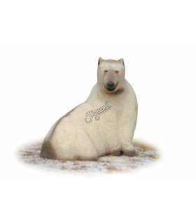A.A. 3D TARGET WHITE BEAR
