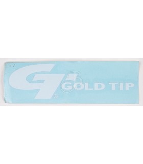 GOLD TIP WINDOW STICKER  2" X 6.75