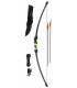 BLACKBIRD FIBERGLASS BOW SET 112CM18Lbs.PRO