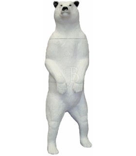 SRT SAGOMA 3D ORSO BIANCO IN PIEDI