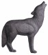 RINEHART 3D GREY WOLF HOWLING