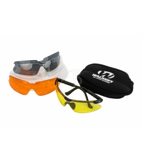 GSM OUTDOORS SPORT GLASSES W/3 LENS