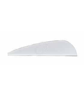 CROSS-X ALETTA PLASTICA PARABOLICA 1.75"   WH