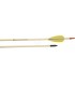 EK ARCHERY WOODEN ARROW 30" D8.0MM FEATH.