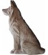 ELEVEN 3D TARGET SITTING WOLF