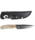 39OUTDOOR KNIVE SM HORN NICKER DAMAST