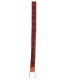 BEAR BOW SOCK BK/RD