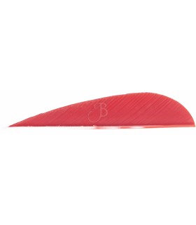 TRUEFLIGHT NAT.FEATHERS PAR.2.5"100PCS