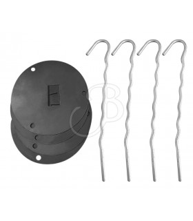 BOOSTER MTS PLATE WITH ANCHOR KIT 4PCS