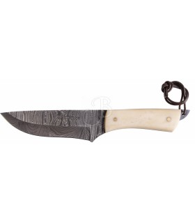39OUTDOOR KNIVE LG BONE H. DAMAST